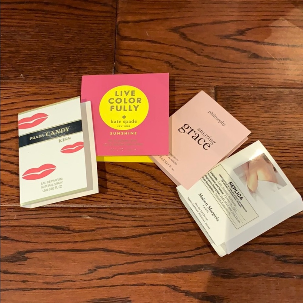 Prada Candy KISS, Kate Spade, Philosophy, Margiela
